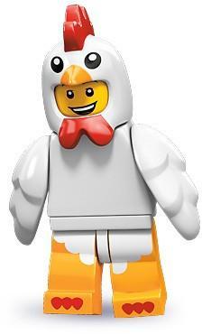 LEGO Minifigure-Chicken Suit Guy-Collectible Minifigures / Series 9-Creative Brick Builders